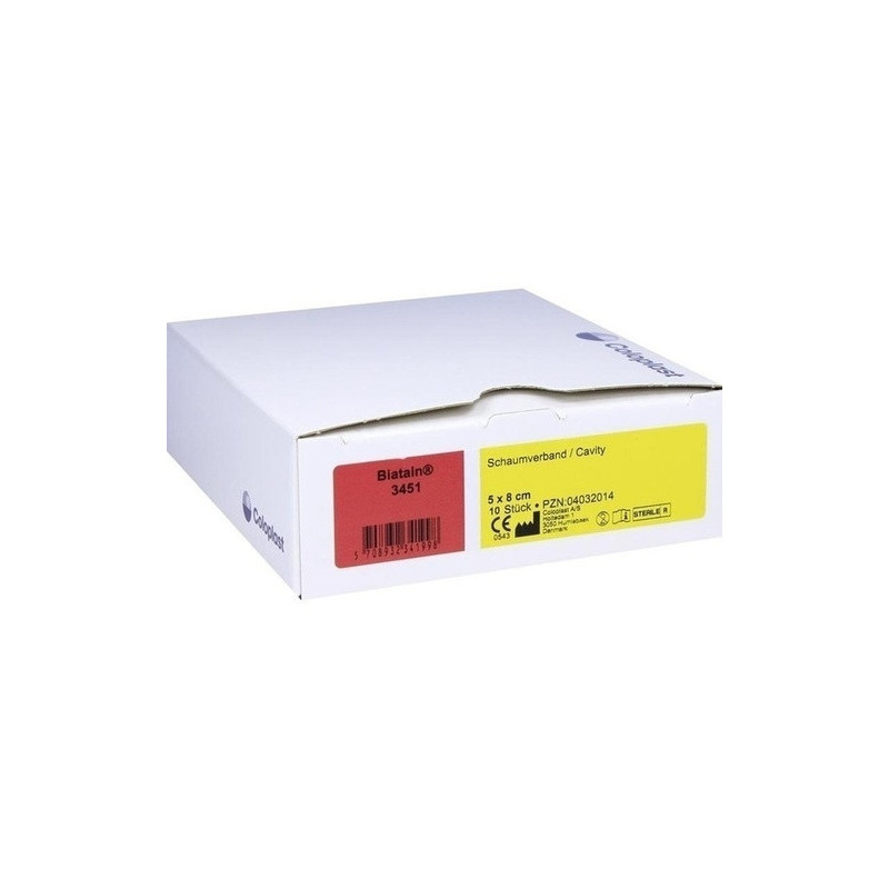 Biatain Cavity 5x8cm, 10 ST – PZN 4032014