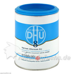 BIOCHEMIE DHU 8 NATRIUM CHLORATUM D12, 1000 ST – PZN 274507