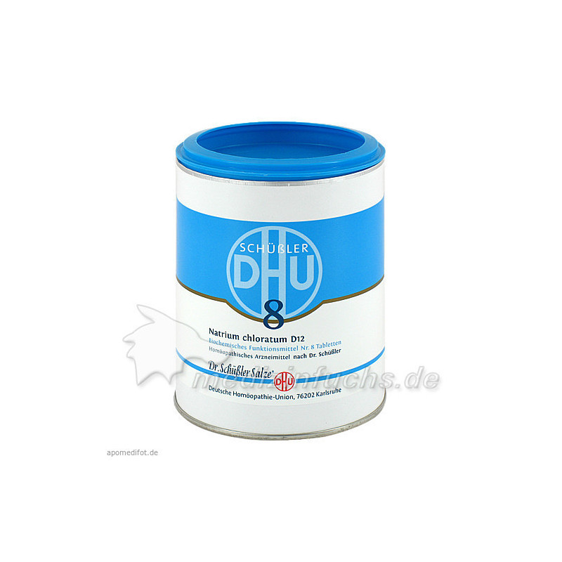 BIOCHEMIE DHU 8 NATRIUM CHLORATUM D12, 1000 ST – PZN 274507