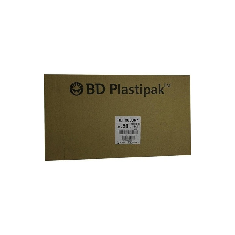 BD Plastipak W+B 50/60ml m Katheteransatz, 60 ST – PZN 7664217
