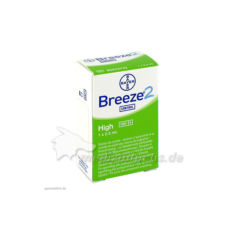 BREEZE 2 Kontroll-Lösung hoch, 1 ST – PZN 6691100