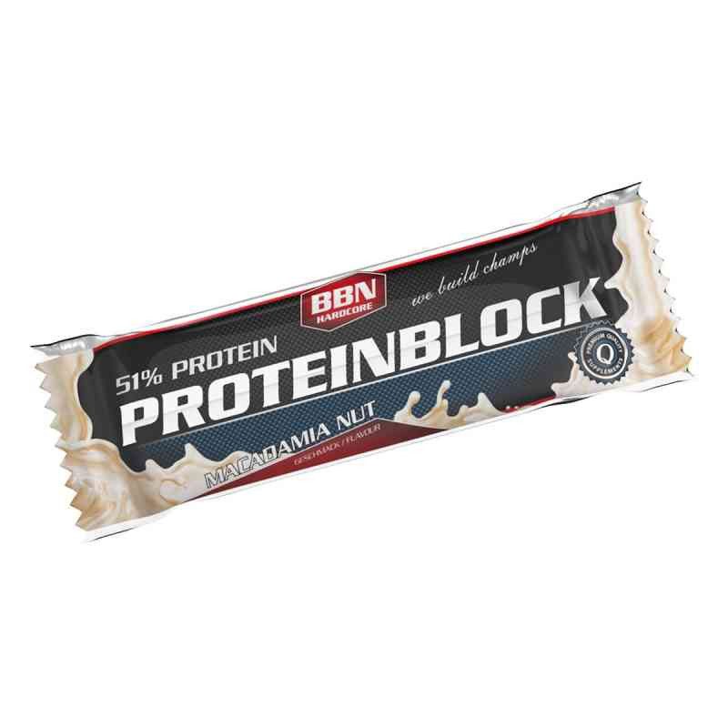 Bbn Hardcore Proteinblock Riegel Macadamia nut (90 g) – PZN 9233355
