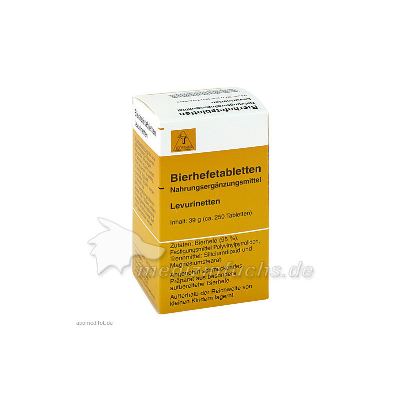 Bierhefetabletten Levurinetten, 250 ST – PZN 1352209