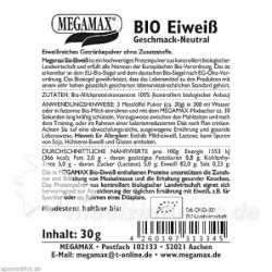 Bio Eiweiss Neutral Megamax, 30 G – PZN 10133191