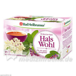 Bad Heilbrunner Kräutertee Hals Wohl, 20 ST – PZN 9782062