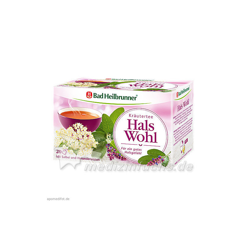 Bad Heilbrunner Kräutertee Hals Wohl, 20 ST – PZN 9782062