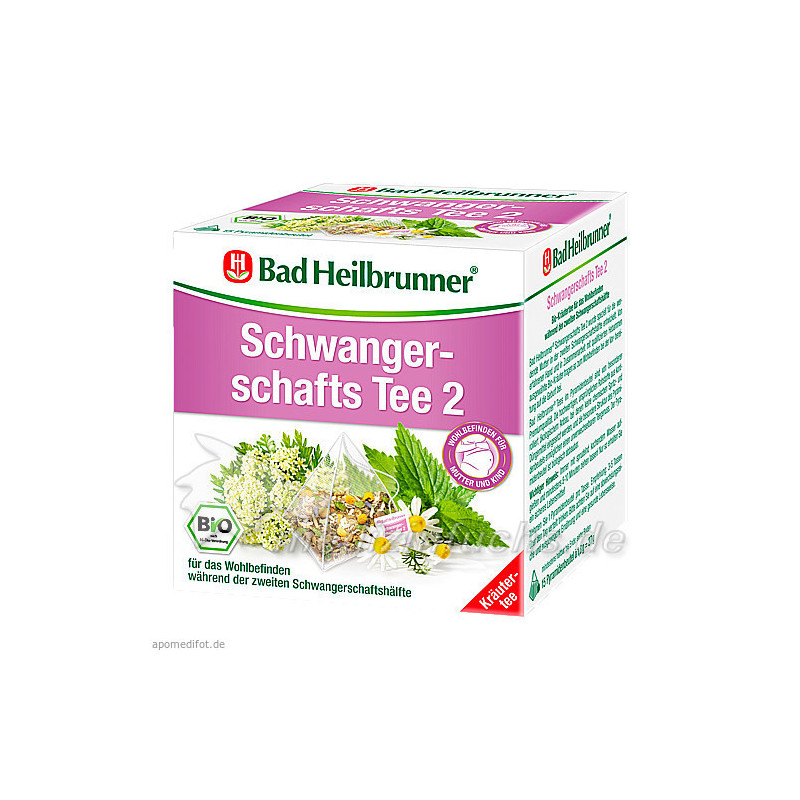 BAD HEILBRUNNER Tee Schwangerschaft 2 Bio Fbtl., 15 ST – PZN 6735346