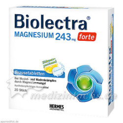 Biolectra Magnesium 243 forte Zitrone, 20 ST – PZN 6714522