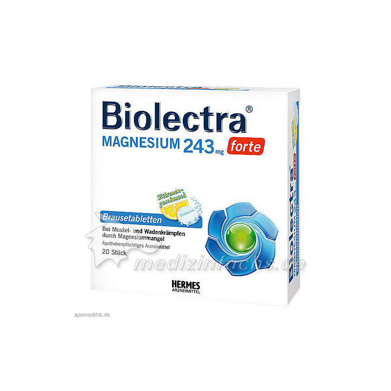 Biolectra Magnesium 243 forte Zitrone, 20 ST – PZN 6714522
