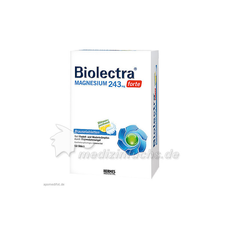 Biolectra Magnesium 243 forte Zitrone, 60 ST – PZN 6716372