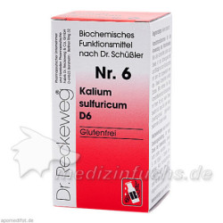 Biochemie 6 Kalium sulfuricum D6, 200 ST – PZN 3886613