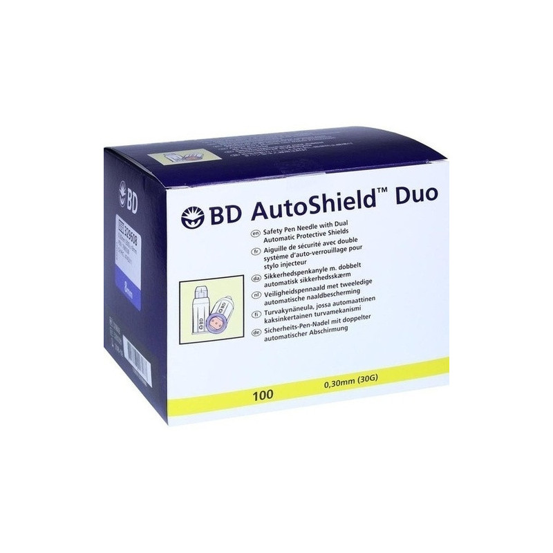 BD AutoShield Duo Sicherheits-Pen-Nadel 8mm, 100 ST – PZN 7685538