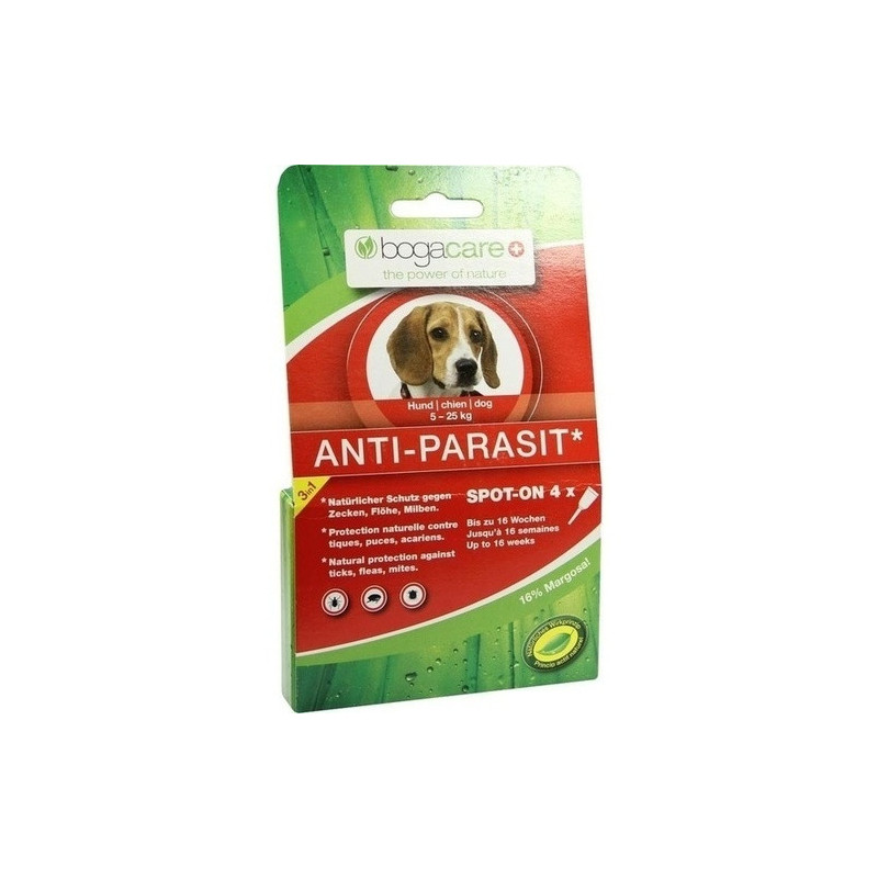 bogacare ANTI-PARASIT Spot on Hund klein, 4X1.5 ML – PZN 7757309