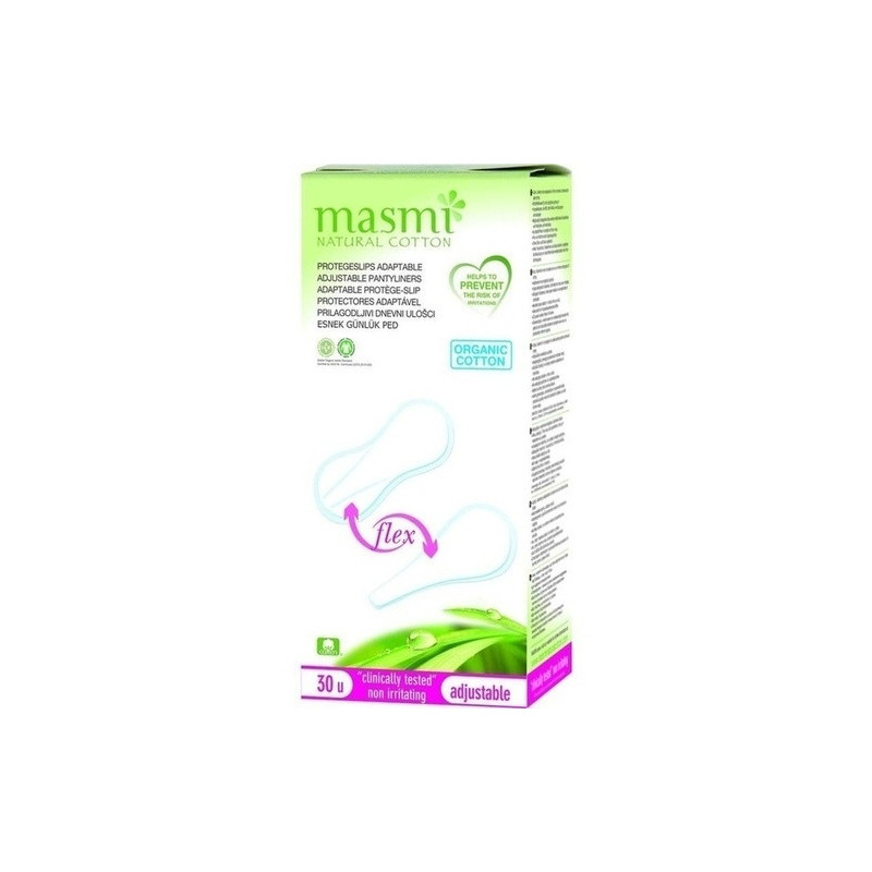 Bio Slipeinlagen Flex 100% Bio Baumwolle MASMI, 30 ST – PZN 11286637