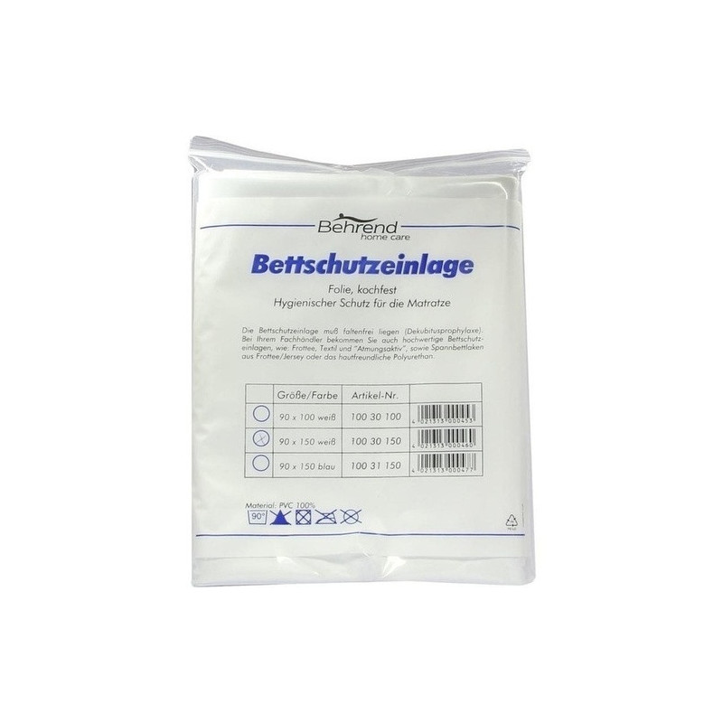 BETTSCHUTZEINL FOL90X150 W, 1 ST – PZN 4275886