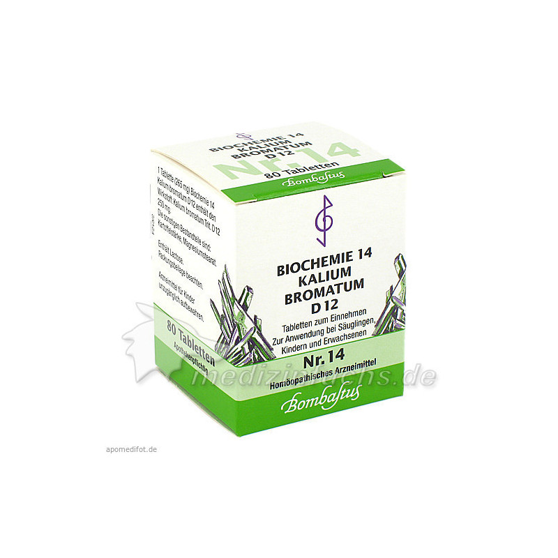 Biochemie 14 Kalium bromatum D12, 80 ST – PZN 4324691