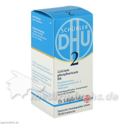 BIOCHEMIE DHU 2 CALCIUM PHOSPHORICUM D 6, 200 ST – PZN 2580444