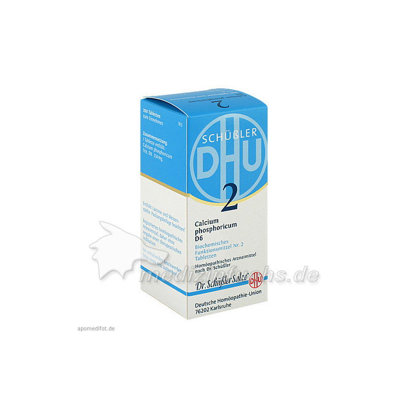 BIOCHEMIE DHU 2 CALCIUM PHOSPHORICUM D 6, 200 ST – PZN 2580444