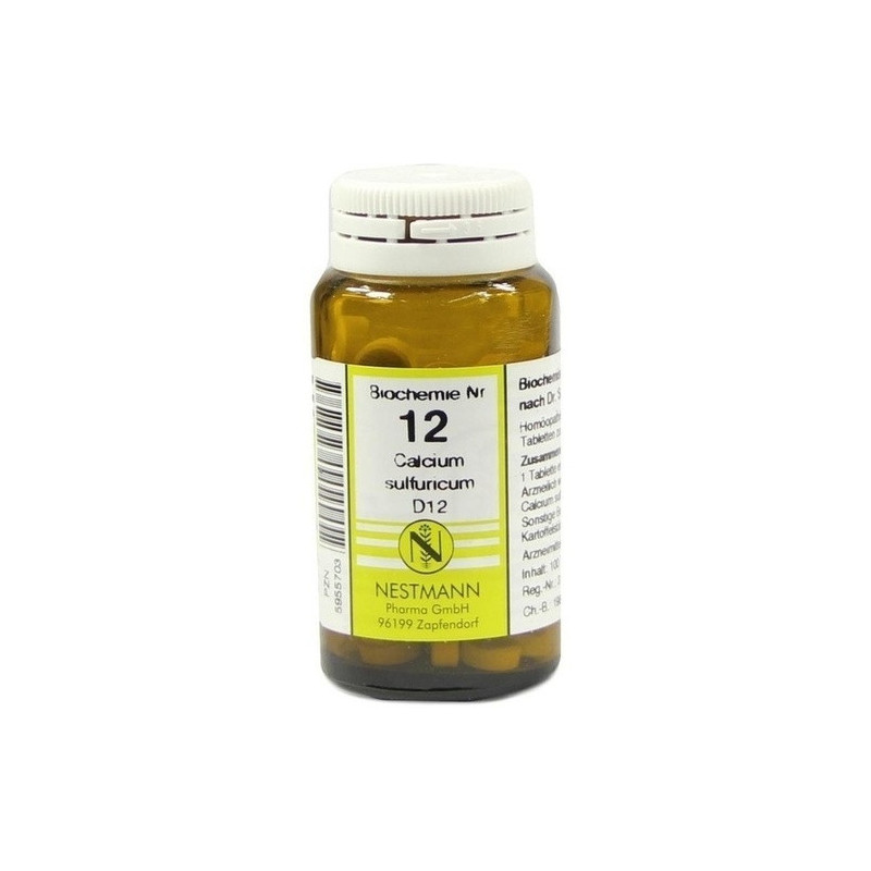 BIOCHEMIE 12 CALC SULF D12, 100 ST – PZN 5955703