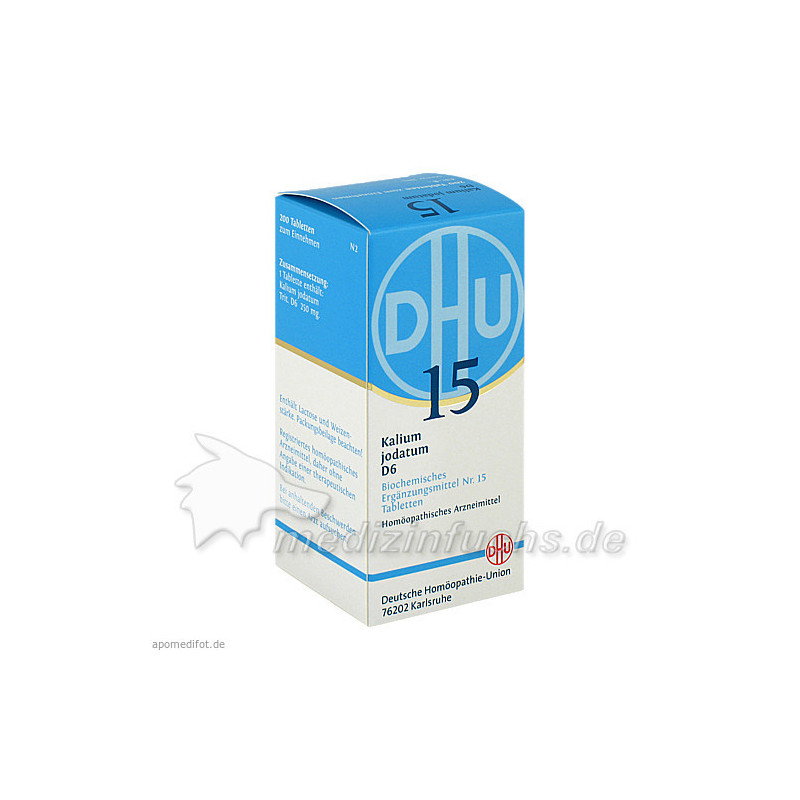 BIOCHEMIE DHU 15 KALIUM JODATUM D 6, 200 ST – PZN 2581142