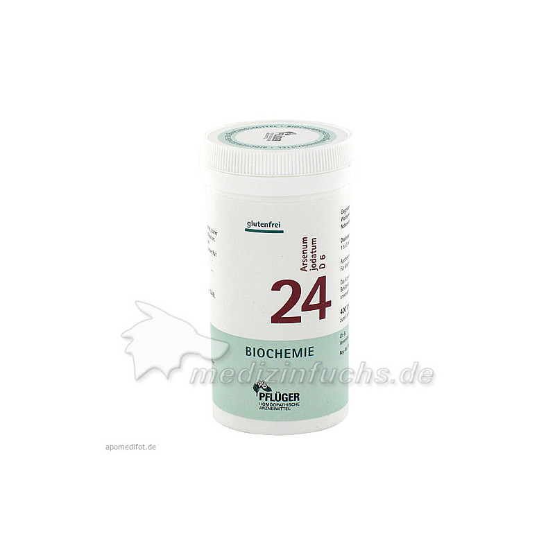 Biochemie Pflüger Nr. 24 Arsenum jodatum D 6, 400 ST – PZN 6323098