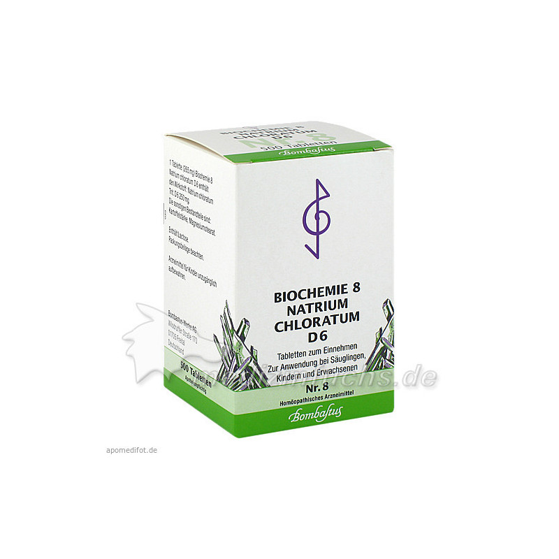 Biochemie 8 Natrium chloratum D 6, 500 ST – PZN 1073739