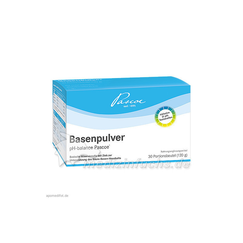 Basenpulver pH-balance Pascoe, 30X4 G – PZN 5462969