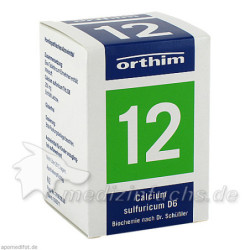 BIOCHEMIE Orthim 12 Calcium sulfuricum D 6 Tabl., 200 ST – PZN 7417097