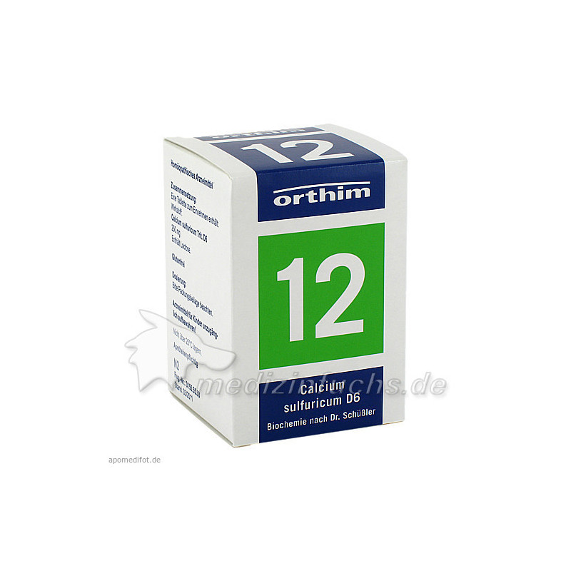 BIOCHEMIE Orthim 12 Calcium sulfuricum D 6 Tabl., 200 ST – PZN 7417097