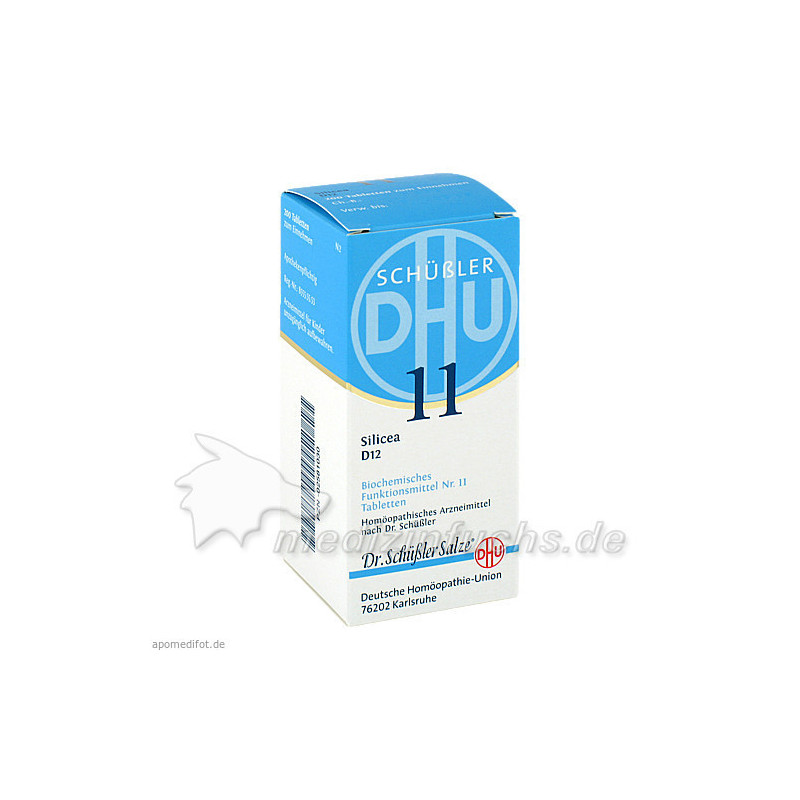 BIOCHEMIE DHU 11 SILICEA D12, 200 ST – PZN 2581030