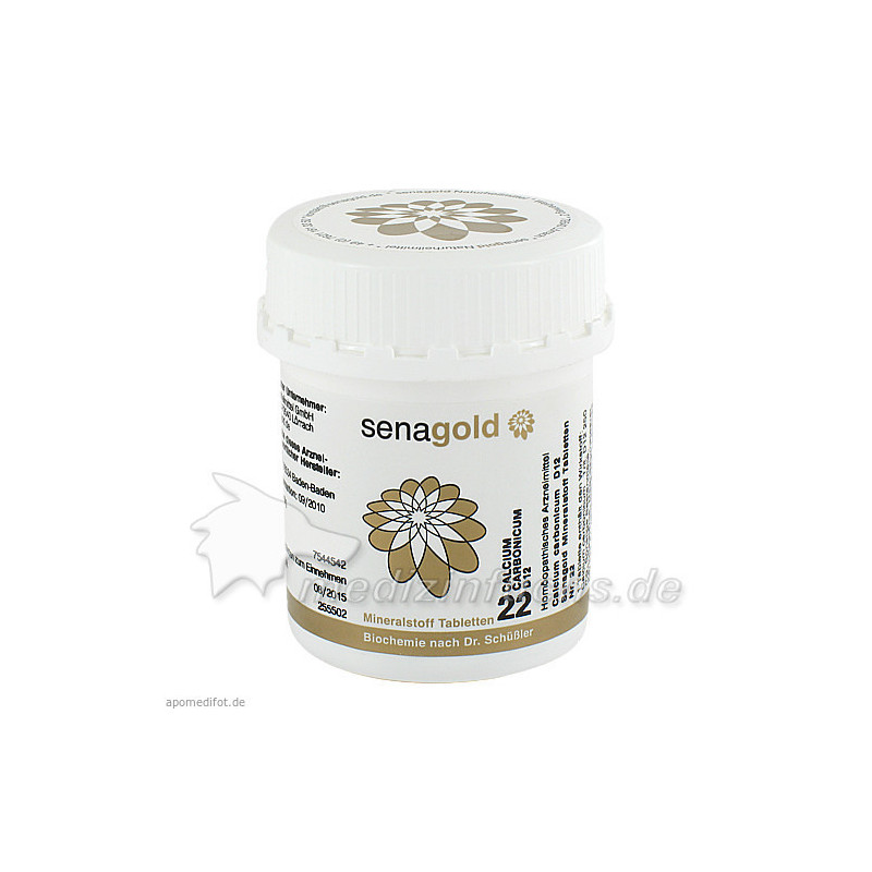 Biochemie Senagold Nr. 22 Calcium carbonicum D12, 400 ST – PZN 7544542