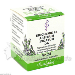 Biochemie 24 Arsenum jodatum D 6, 80 ST – PZN 4325578