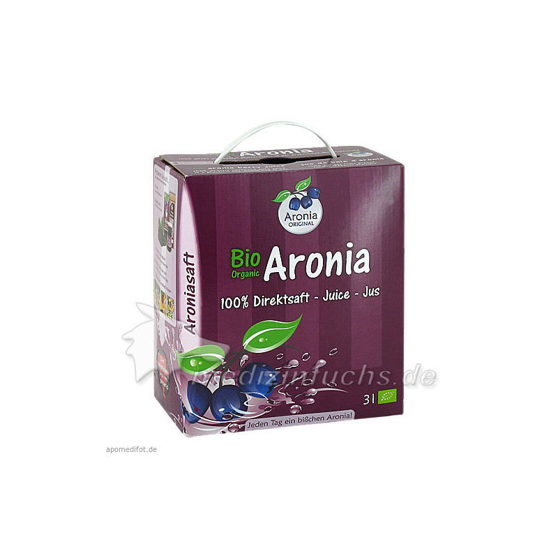 BIO ARONIA Direktsaft, 3 L – PZN 3295674