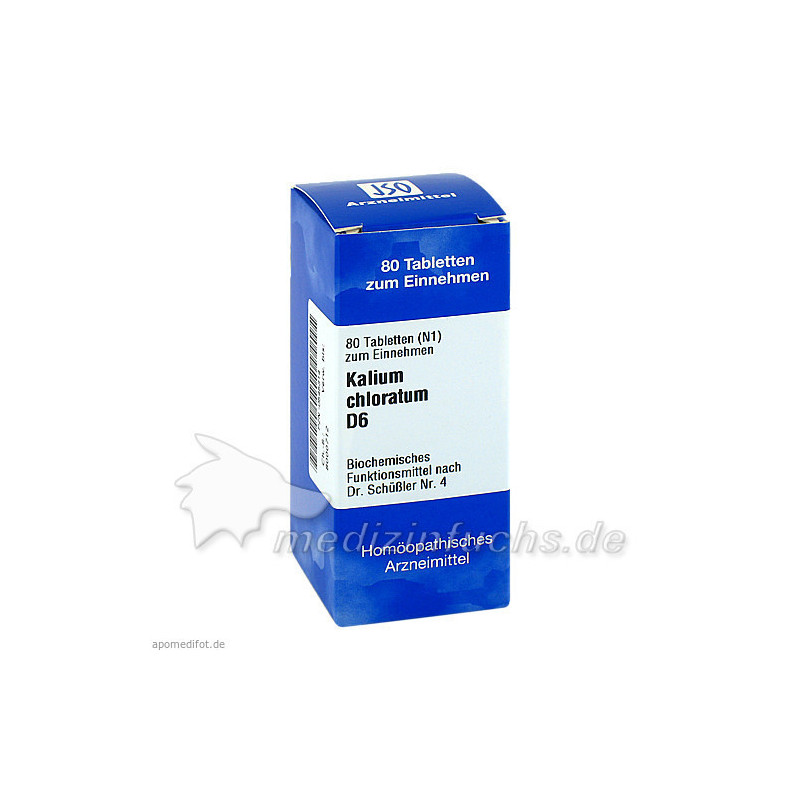 BIOCHEMIE 4 KAL CHLOR D 6, 80 ST – PZN 545314
