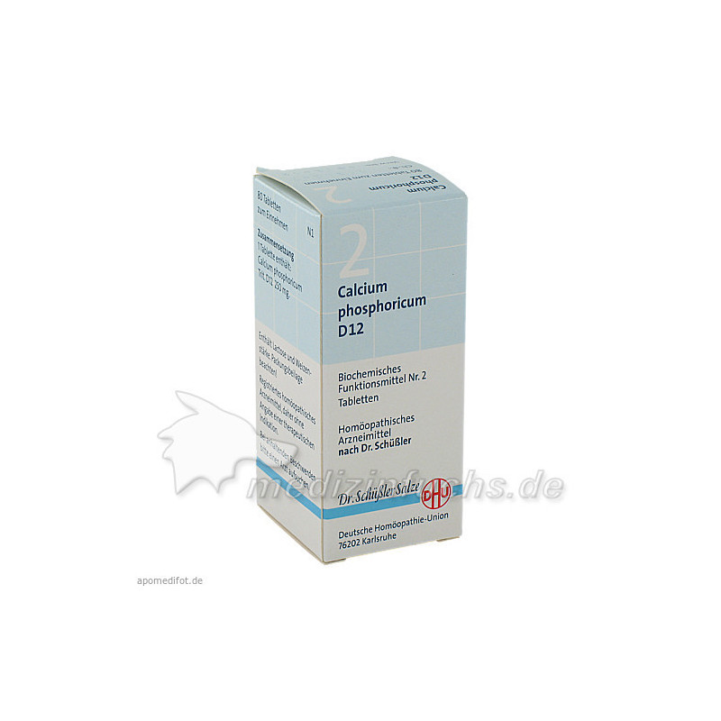 BIOCHEMIE DHU 2 CALCIUM PHOSPHORICUM D12, 80 ST – PZN 273904