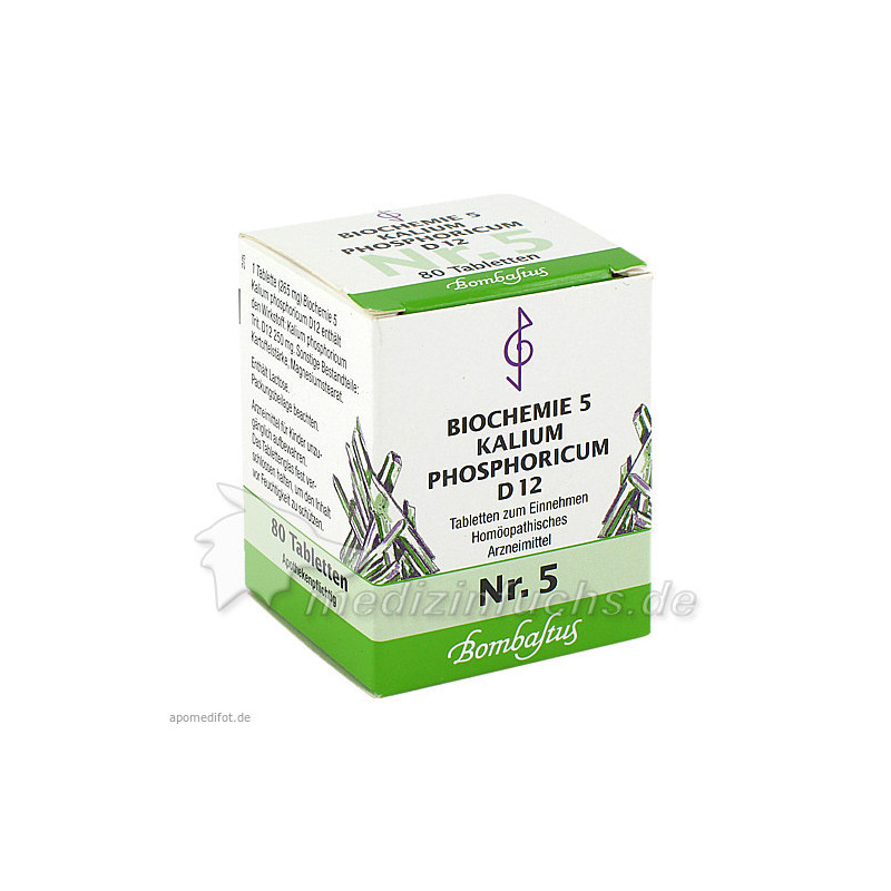 Biochemie 5 Kalium phosphoricum D 12, 80 ST – PZN 835012