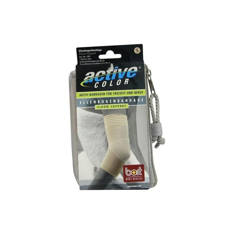 BORT ActiveColor Ellenbogenbandage haut small, 1 ST – PZN 6914511