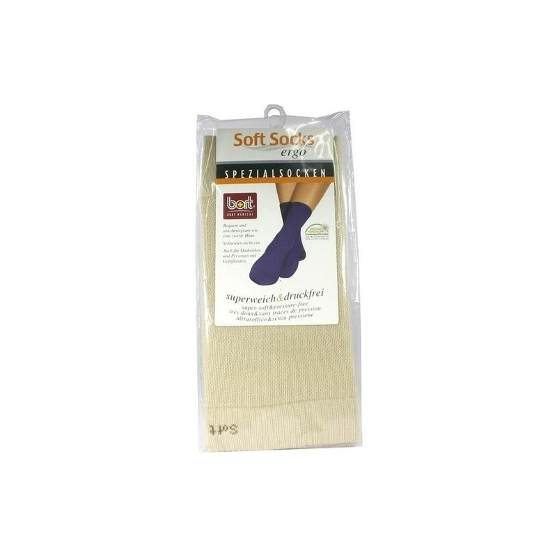 Bort SoftSocks ergo extra-weit sand 44-46, 2 ST – PZN 1066797