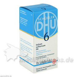 BIOCHEMIE DHU 6 KALIUM SULFURICUM D 6, 200 ST – PZN 2580651