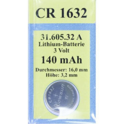 Batterie Lithium 3V CR 1632, 1 ST – PZN 885406