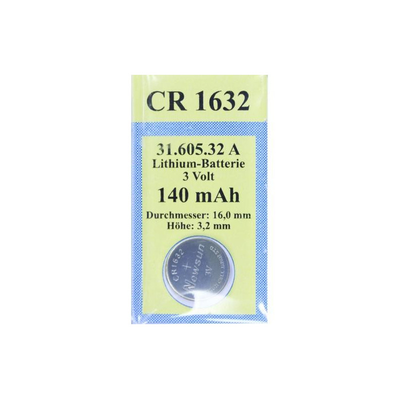 Batterie Lithium 3V CR 1632, 1 ST – PZN 885406