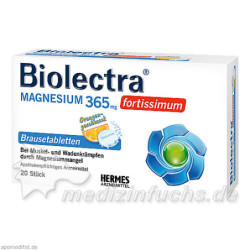 Biolectra Magnesium 365 fortissimum Orange, 20 ST – PZN 2725210