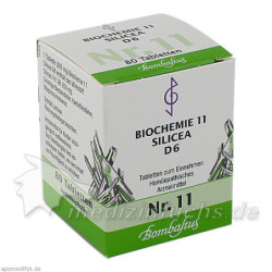 Biochemie 11 Silicea D 6, 80 ST – PZN 1073975