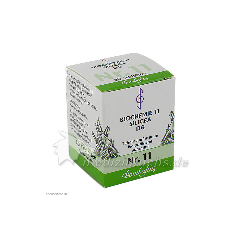 Biochemie 11 Silicea D 6, 80 ST – PZN 1073975