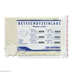BETTSCHUTZEINLAGE GUMMI 200x90cm CREME, 1 ST – PZN 8514098