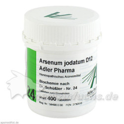 Biochemie Adler 24 Arsenum Jodatum D12 Adler Pharm, 400 ST – PZN 2730518