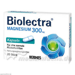 Biolectra Magnesium 300 Kapseln, 20 ST – PZN 5561507