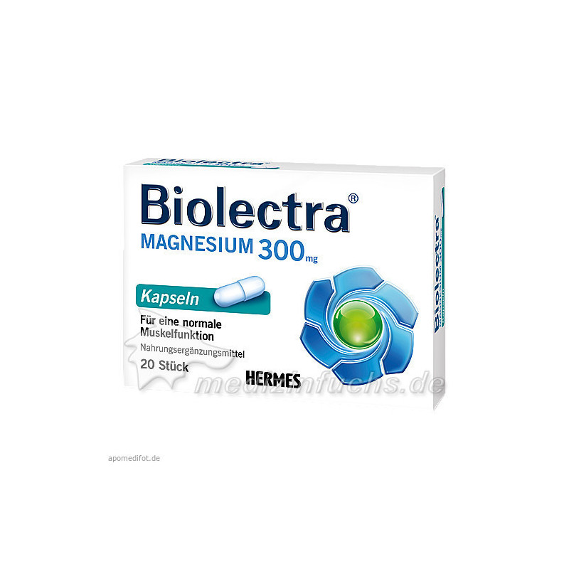 Biolectra Magnesium 300 Kapseln, 20 ST – PZN 5561507