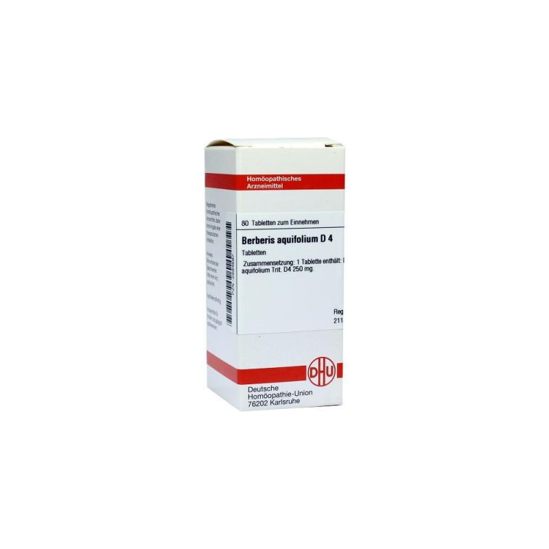 Berberis Aquifolium D 4 Tabletten (80 stk) – PZN 2894697