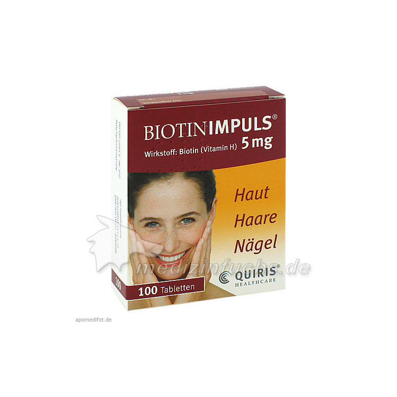 BIOTIN IMPULS 5mg, 100 ST – PZN 8923187